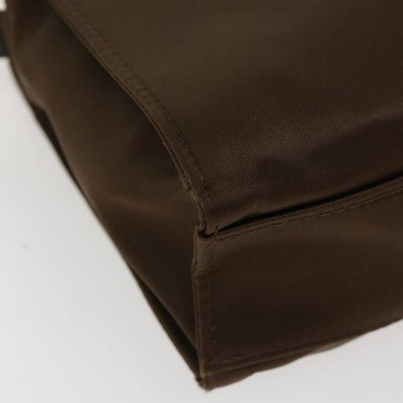 SAINT LAURENT Shoulder Bag Nylon Brown Auth 39940 - Picture 12 of 16
